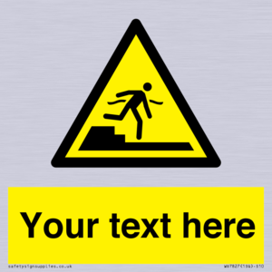 Custom warning Submerged step or steps